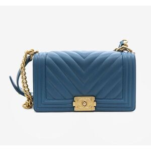 Boy Bag Lambskin Medium Blue